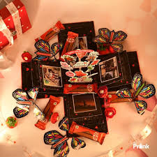 Birthday anniversary and proposal gift box